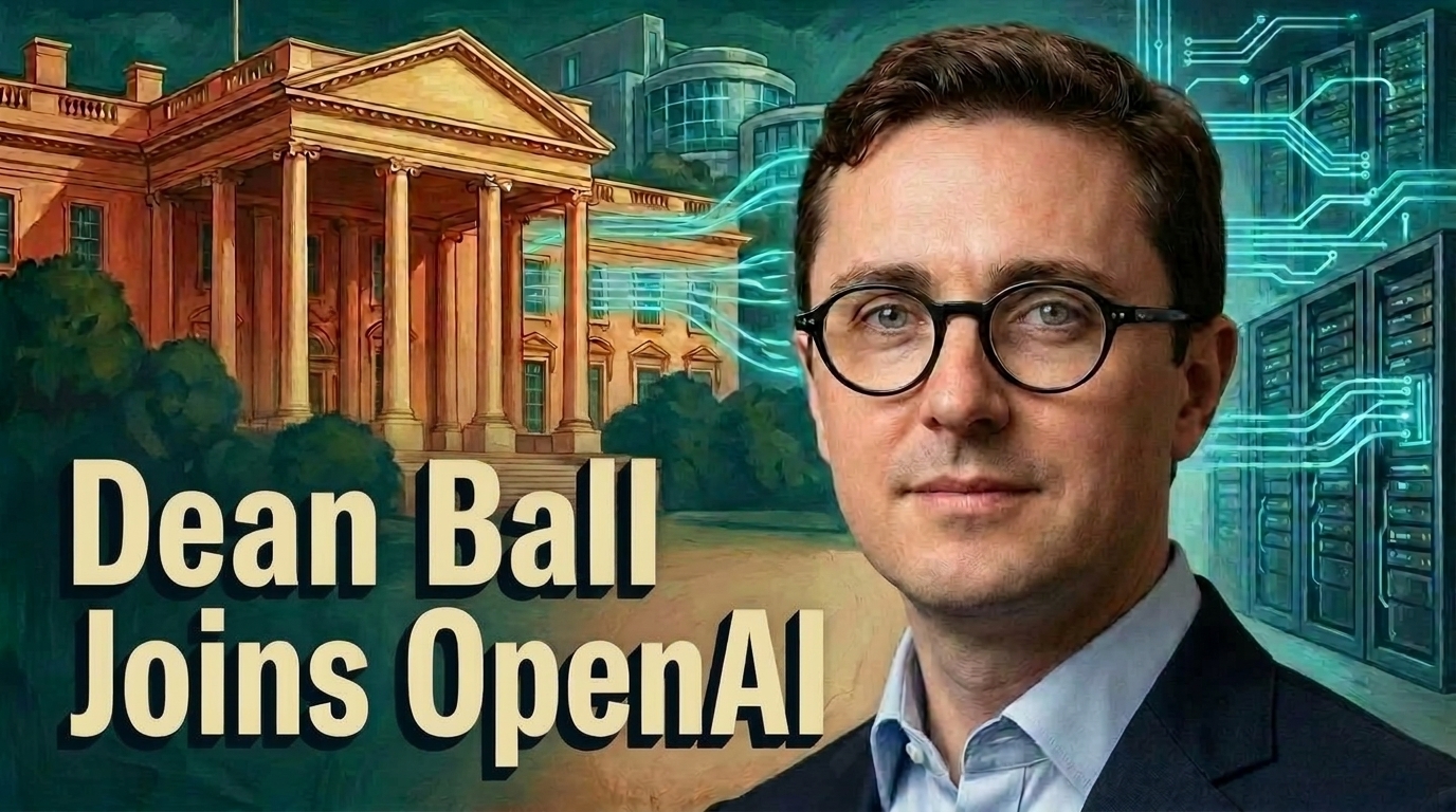 Dean Ball, on Joining OpenAI: New Power Centers, Frontier AI Policy, & Main Character Energy